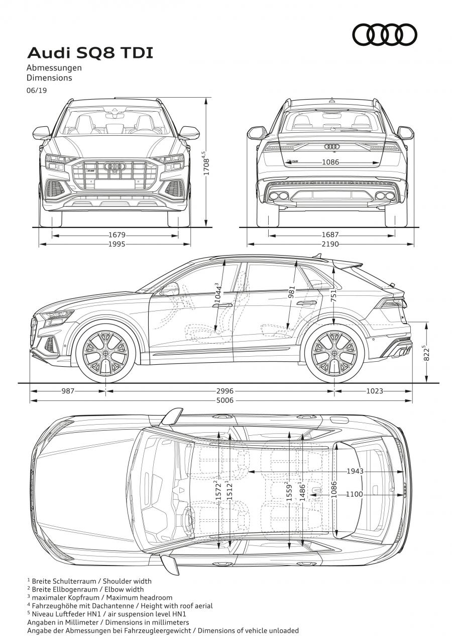 Схема Audi SQ8 TDI 2019 года  (WW) (фото 66 из 79)